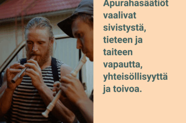 Tuore selvitys: Apurahasäätiöt lisäsivät tukeaan 56 miljoonalla eurolla